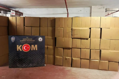 Bursa otoyolunda operasyon! 3 milyon makaron ele geçirildi
