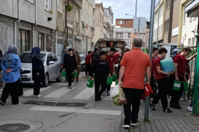 Bursa'da bidon bidon temizlik ürününü öğrencilere taşıttılar!
