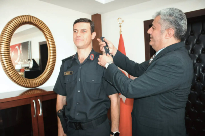 Gürsu İlçe Jandarma Komutanı Ahmet Ersöz Yüzbaşılığa Terfi Etti